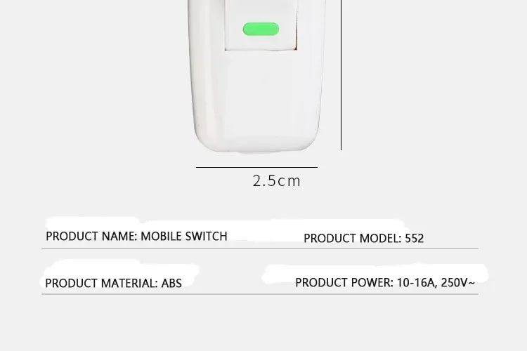 Boat Shape Switch Home Light Switches Classic White Inline On/Off Table Lamp Switches Wires Cable Switches Electrical Accessorie