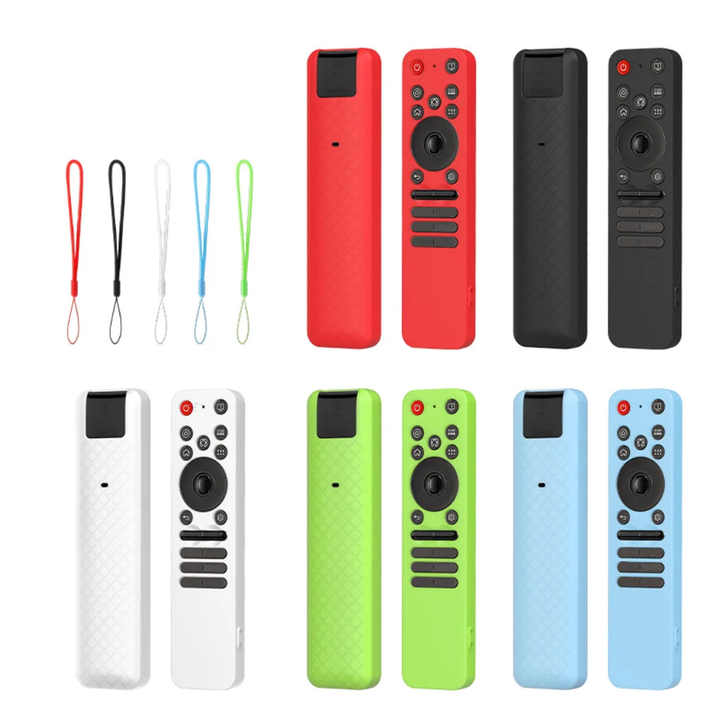TV Remote Control Cover Silicone Lightweight Shockproof Anti-Slip Scratch Resistant Protective Cover For LG MR25GA Remote Case