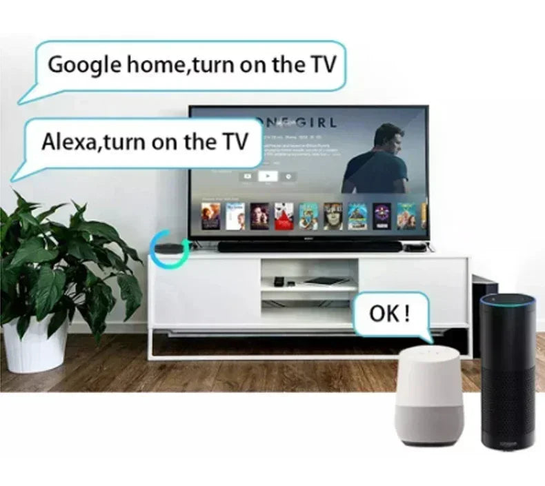 Tuya WiFi IR RF Remote Control 315 433 MHz Universal For All Air Conditioner TV LG Smart Life App Work with Alexa
