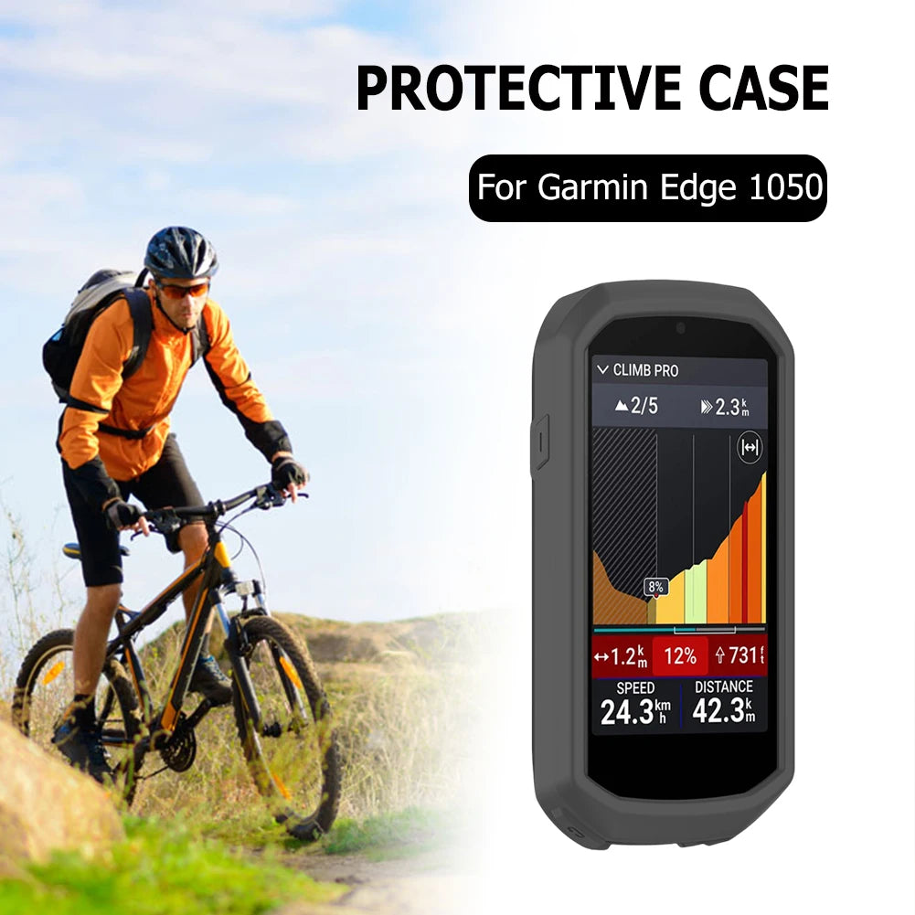 For Garmin Edge 1050 Silicone Case GPS Code Table Protective Cover Anti-Scratch Bike GPS Protective Cover Bumper Sleeve Shell