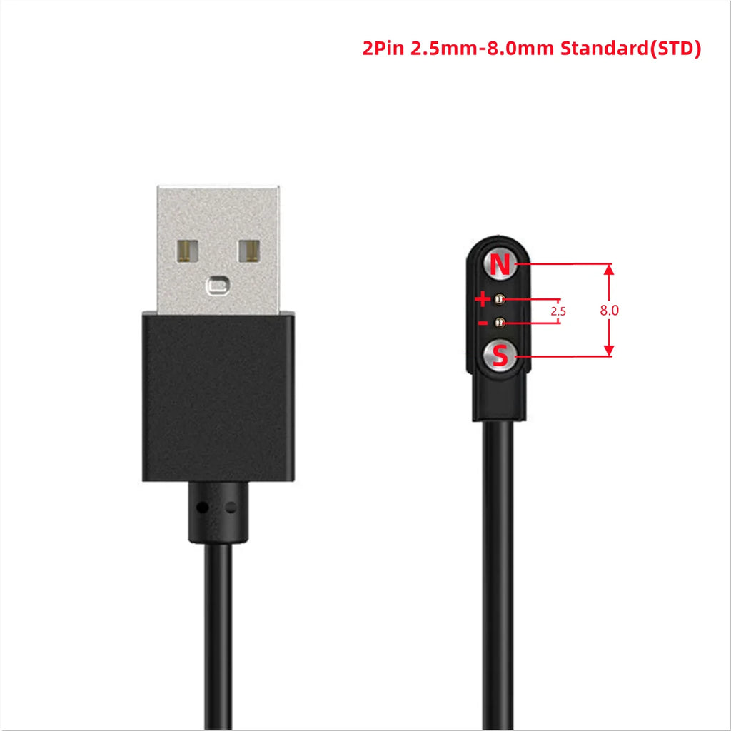 Aishi Magnetic Charging Cable USB Dock Charger Power Adapter Wire For Smart Watch Band Juicer Earphone Toothbrush Beauty Devices