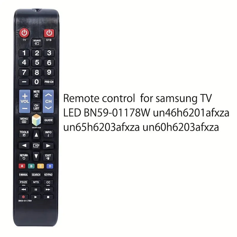 TV Remote Control For Samsung, BN59-01175N TV Remote Control Compatible With Samsung TV Model Samsung LCD TV UE40H6470SSXZG