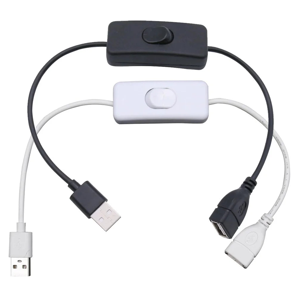 USB 5V 303 LED Switch USB cable switch cable ON OFF power device tool switch cable extension cable/extension switch Male Female