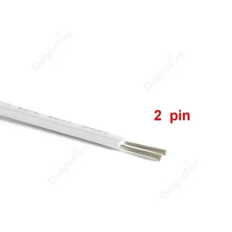 2 3 5 6 4Pin Electric Cable 22 20 18AWG PVC Tinned Copper Wire Electrical Wire For LED Strip Speaker Fan Lights Solar Panel DIY