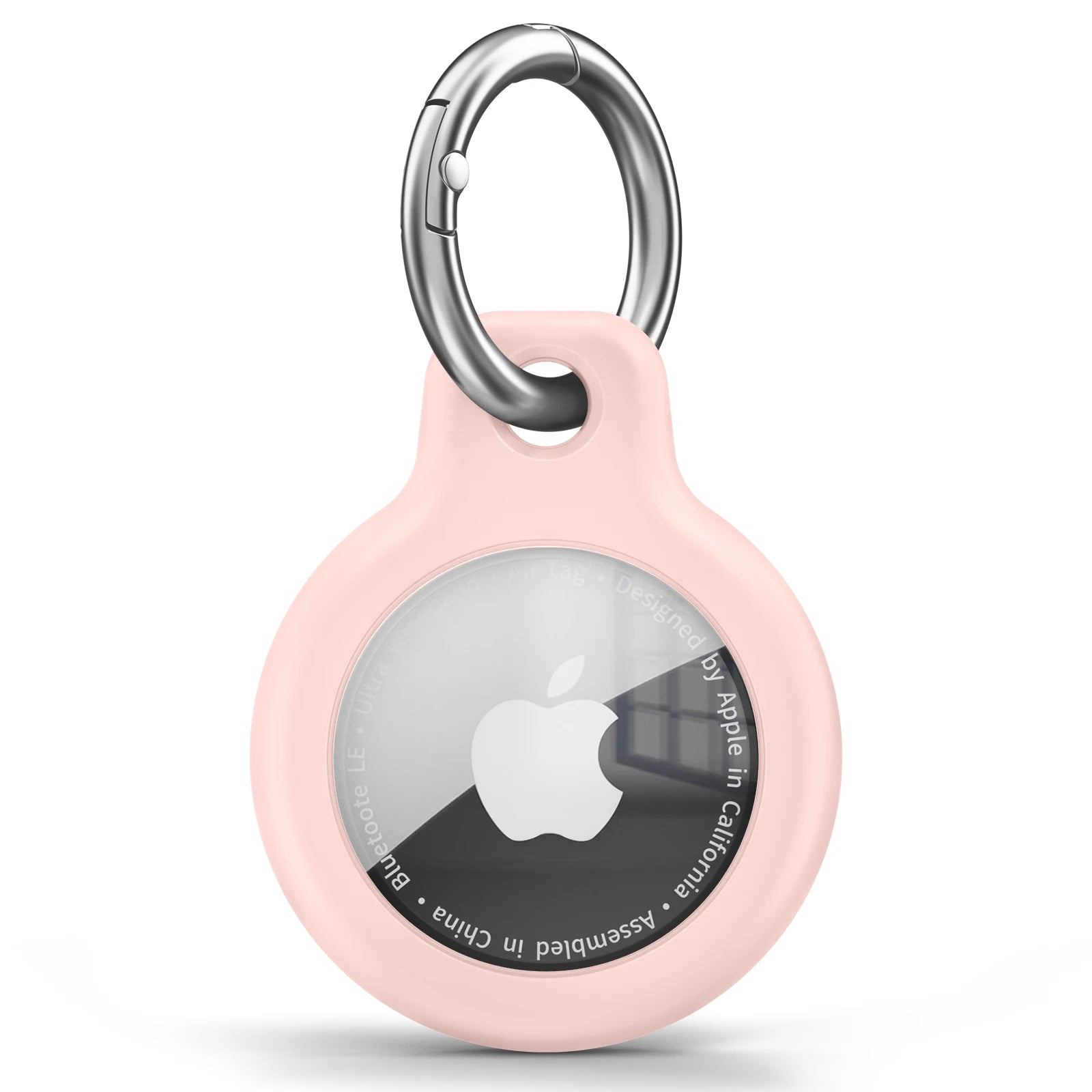TPU Cover for Apple Air Tag Holder with Keychain Protective Shell Tracker Accessories Anti-scratch Sleeve For Apple Air Tag Case