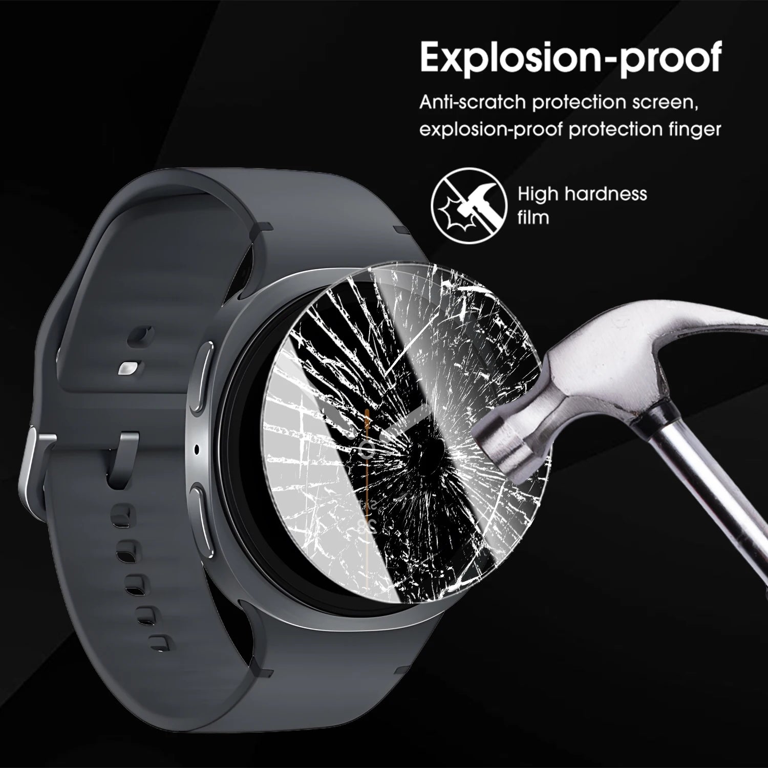 Tempered Glass Privacy Screen Protector for Samsung Galaxy Watch 8 40/44mm Watch8 Classic Anti-peeping Film for Watch Ultra 2025