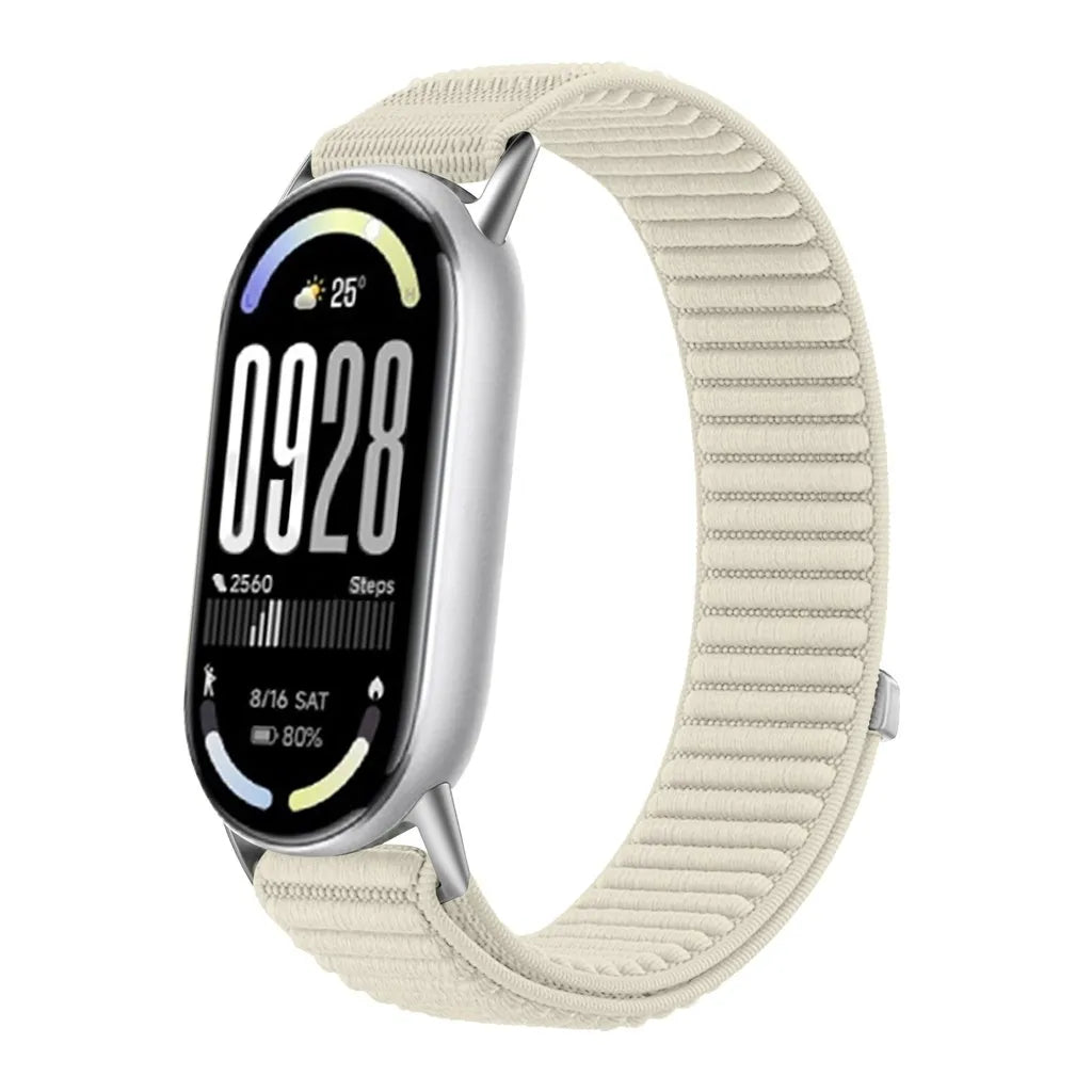 Braided Strap for Mi Band 10 9 8 Woven Bracelet Nylon Wristband Accessories for Xiaomi Smart Band 10 9 8 eramic Edition
