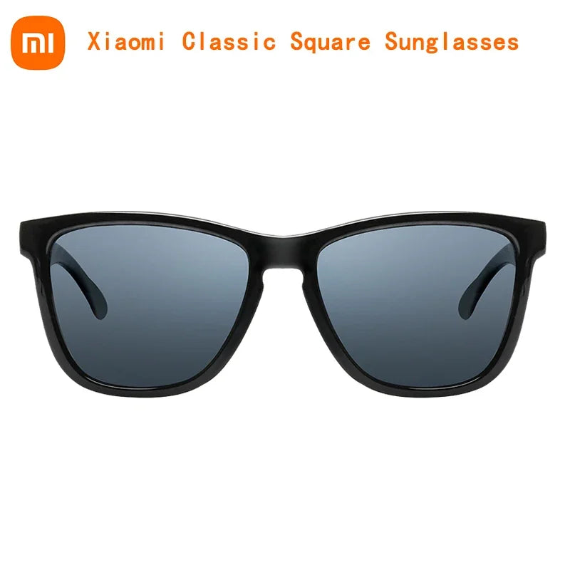Original MIJIA Classic Square Sunglasses TAC Polarized Lenses Glasses Retro Light Frame Screwless UV Protection Driver Women Men