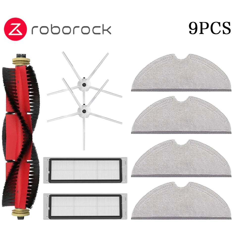 For Xiaom Roborock S5 S50 S51 S55 S6 S60 S6 Pure Vacuum Cleaner Accessories HEPA Filter Mop Cloth Side Main Brush Spare Parts