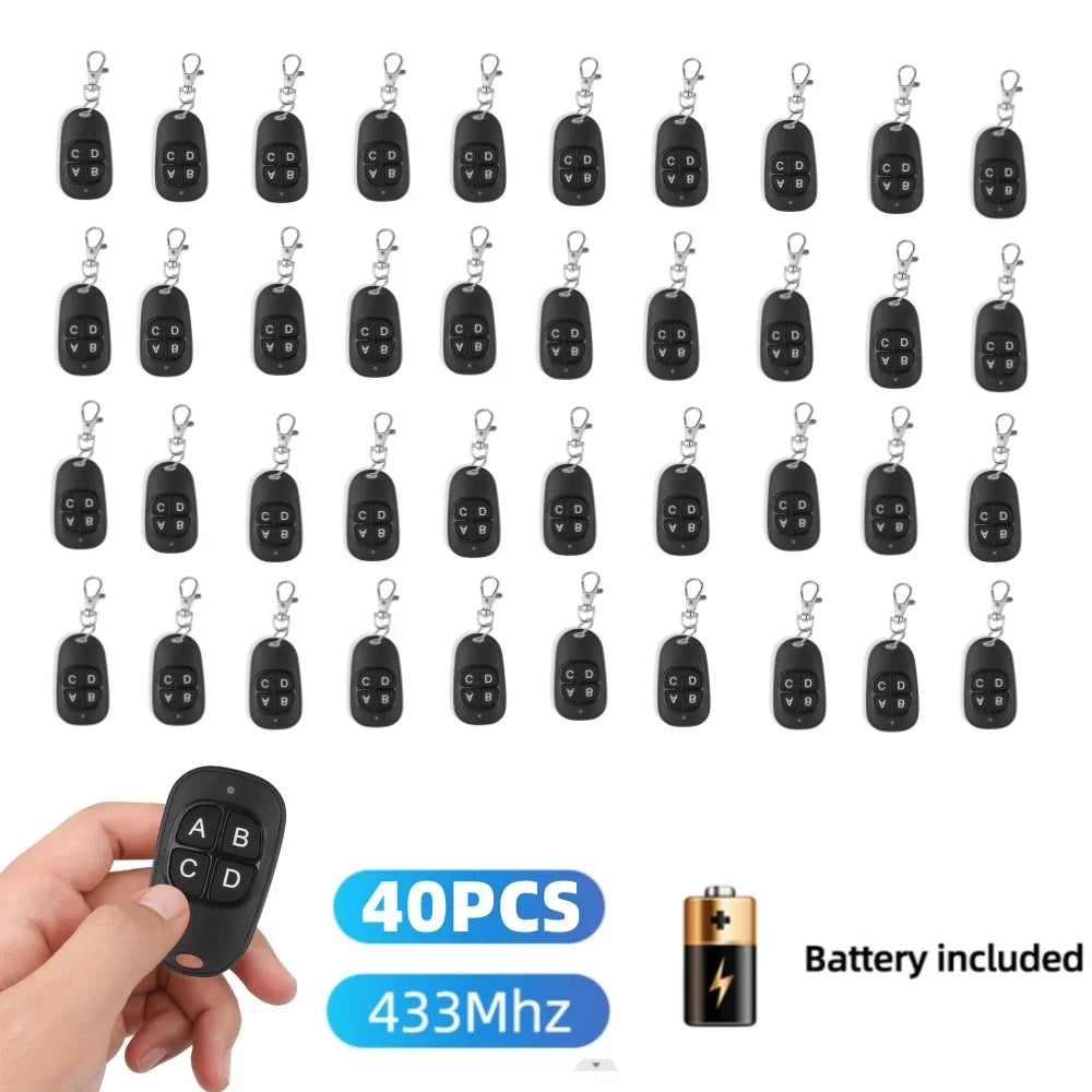 433 Mhz RF Copy Remote Control Key 433.92mhz 4CH Transmitter Duplicated Cloning Code Car Key Fob Electric Garage Door Opener