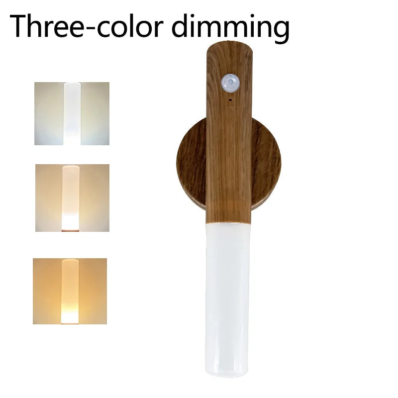 LED Night Light USB Charging Intelligent Human Induction For Bedside Cabinet Home Wardrobe Lighting Motion Sensor Light Led Lamp