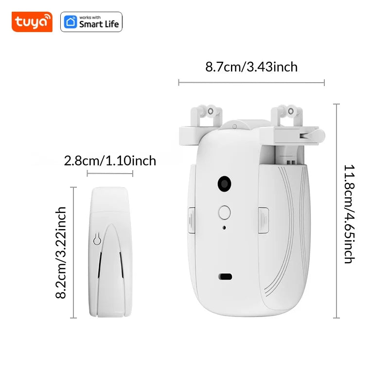 Tuya Smart WiFi Curtain Robot (with Gateway), APP Remote Control, Voice Control, Included Accessories for T/U Curtain Tracks