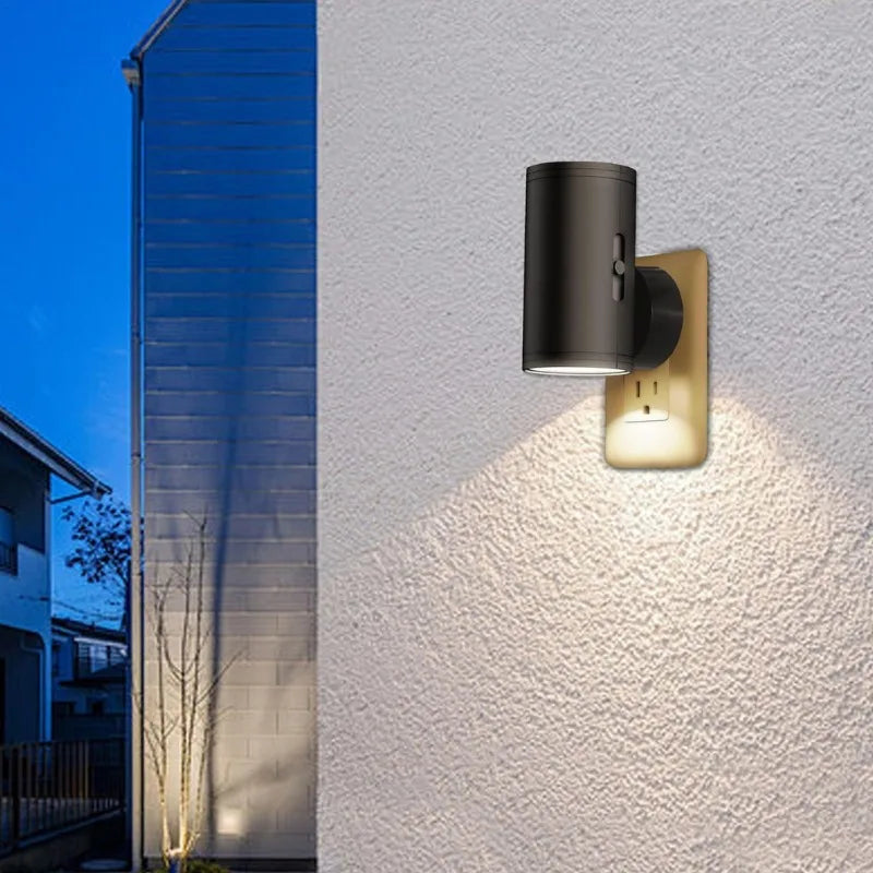 Night Lights Plug Into Wall Dimmable LED Night Lamp Automatic Bedside Lamp with Auto Light Sensor for Bathroom Hallway Decor
