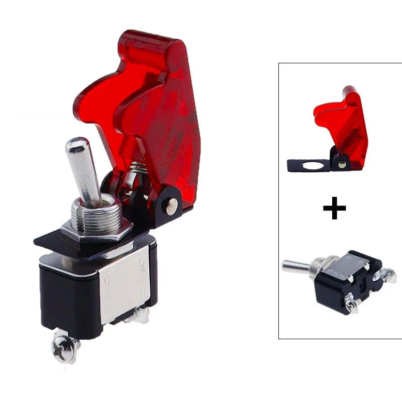 New style KN3A-101 toggle switch Rocker Arm 2Pin 2/gear ON-OFF10A 125V/250V AC cap matching 12V, 24V, 48V, 110V, 220V universal