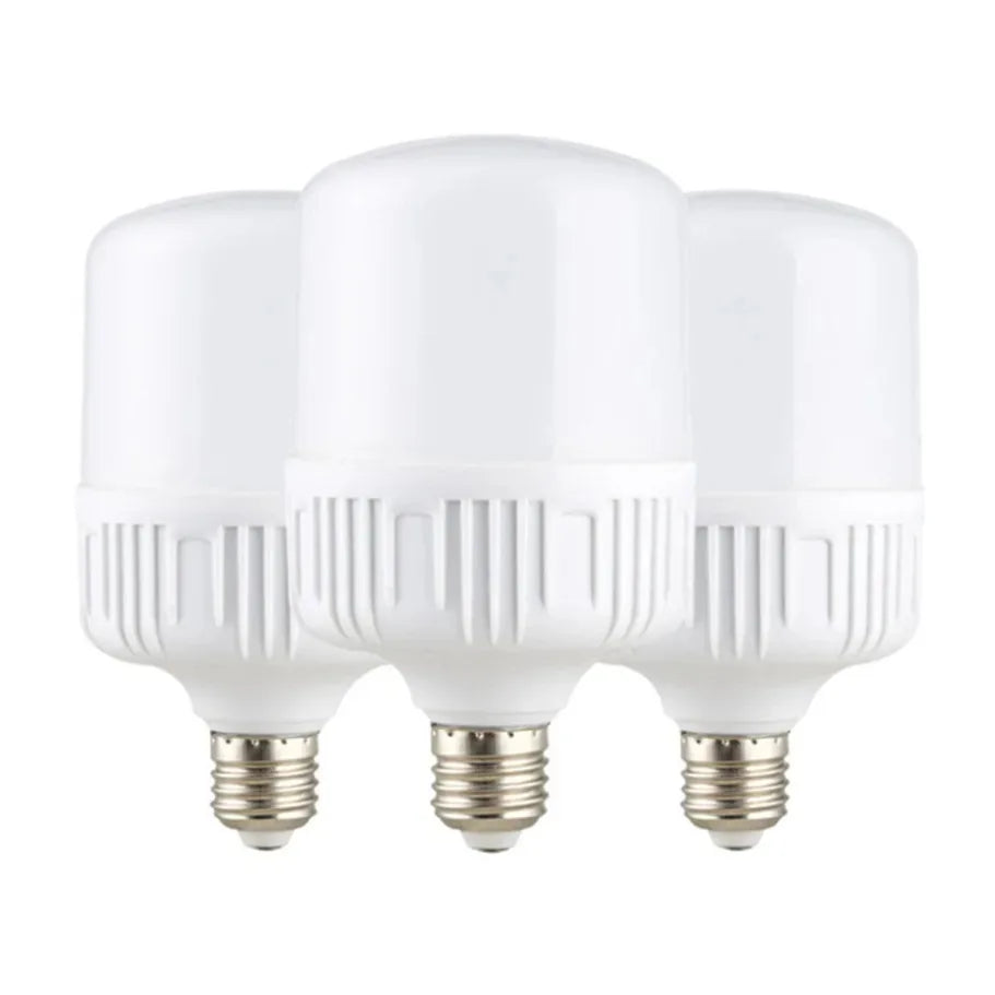 100W-5W  E27 Screw Base LED Bulb AC 220V, High Brightness Non-Flickering, Super Bright White Light with Good Heat Dissipation