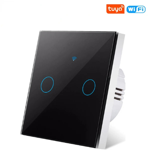 Touch Switch Tuya WiFi Light Wall Smart Switch For EU Smart Home Life Alexa Google Home 433RF WiFi Remote 1/2/3 Gang