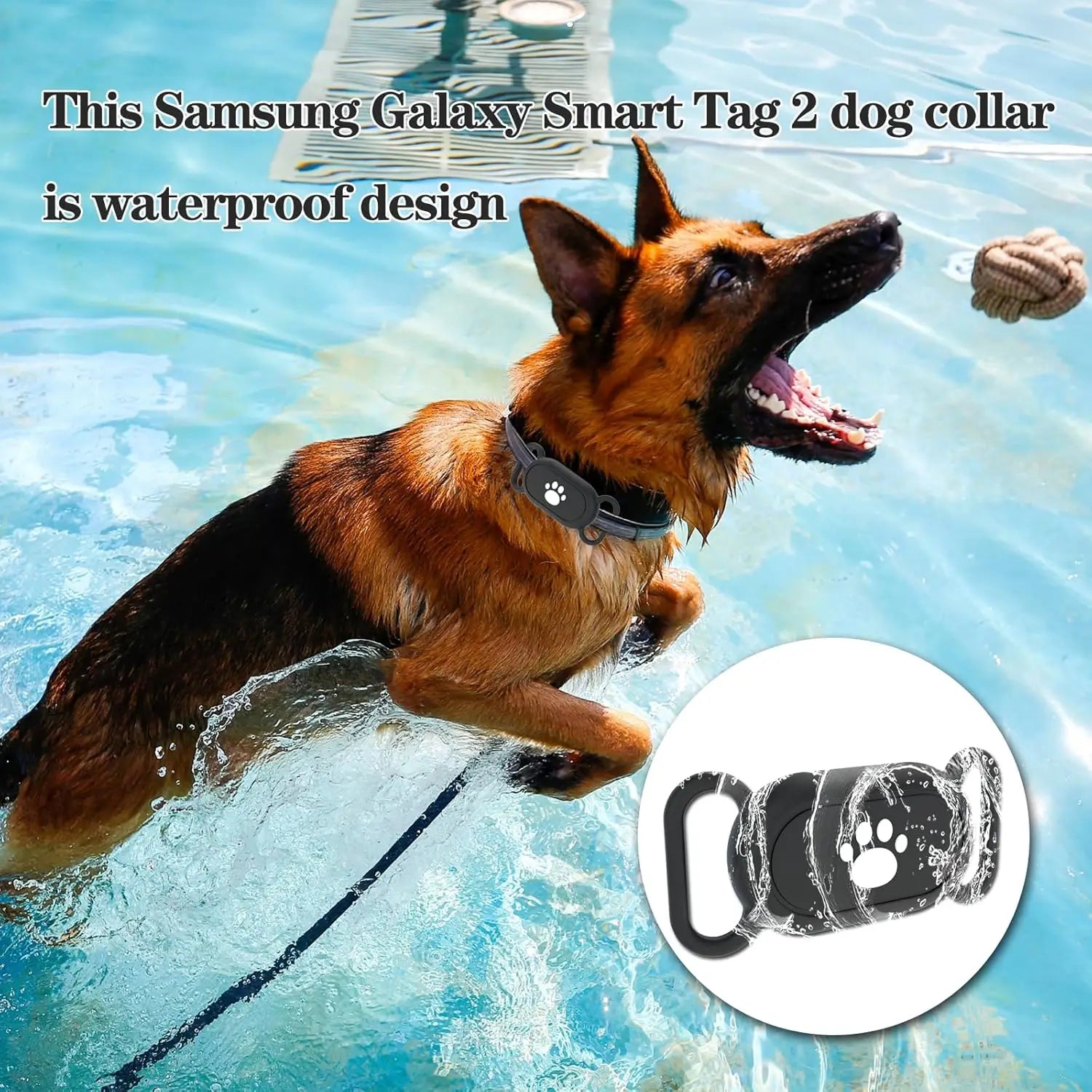 For Smarttag2 Dog Cat Collar GPS Finder Holder Soft Silicone Protective Case Waterproof For Samsung Galaxy SmartTag 2 Accessory