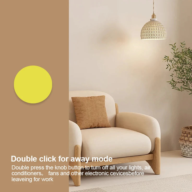 Zigbee Smart Wireless Scene Button Switch Remoter Multi-scene Linkage Conneting Compatible with Tuya App Alexa Goolge Home Voice