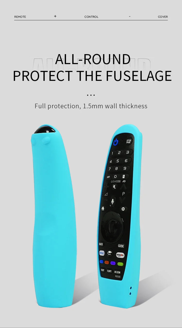 Silicone Remote Contrl Cover for AN-MR18BA AN-MR19BA MR20GA AN-MR650A TV Controller for LG Smart TV with Voice
