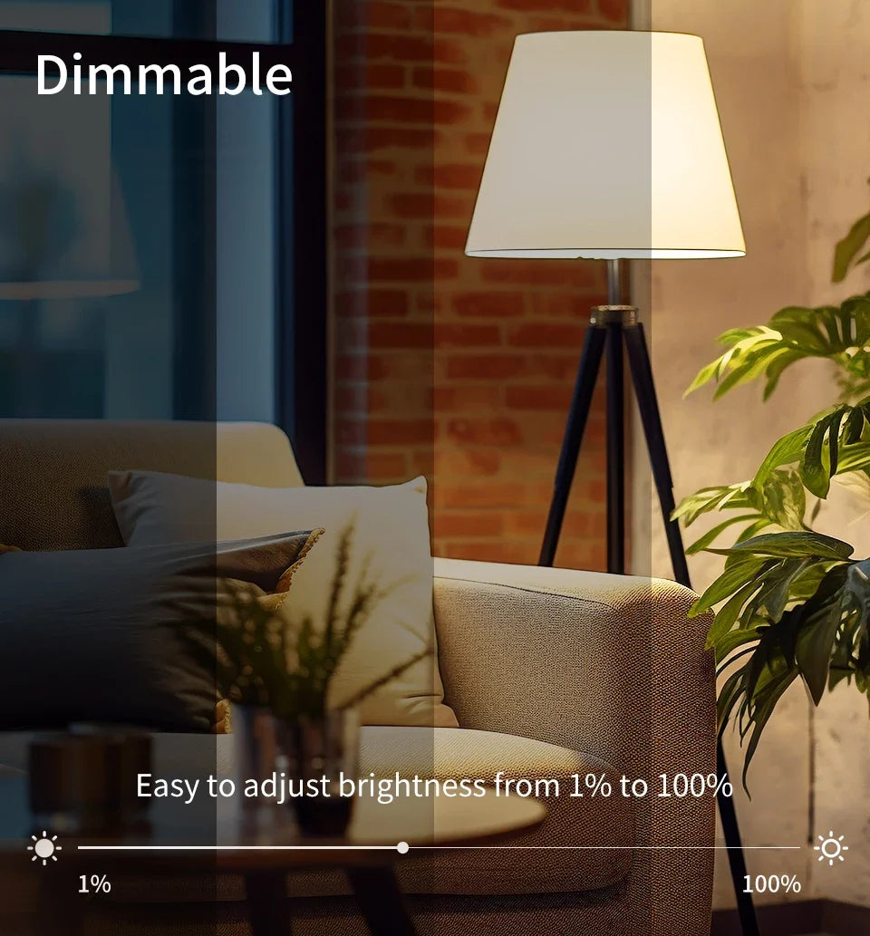 E27 WiFi Smart LED Light Bulbs 12W 15W 20W LED Lamp Dimmable Cozylife APP Control Home Lighting Support Alexa Google Assistant