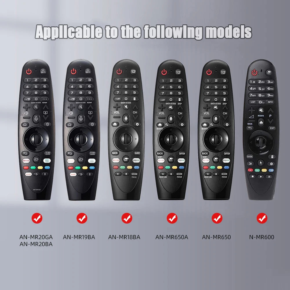 Silicone Remote Contrl Cover for AN-MR18BA AN-MR19BA MR20GA AN-MR650A TV Controller for LG Smart TV with Voice