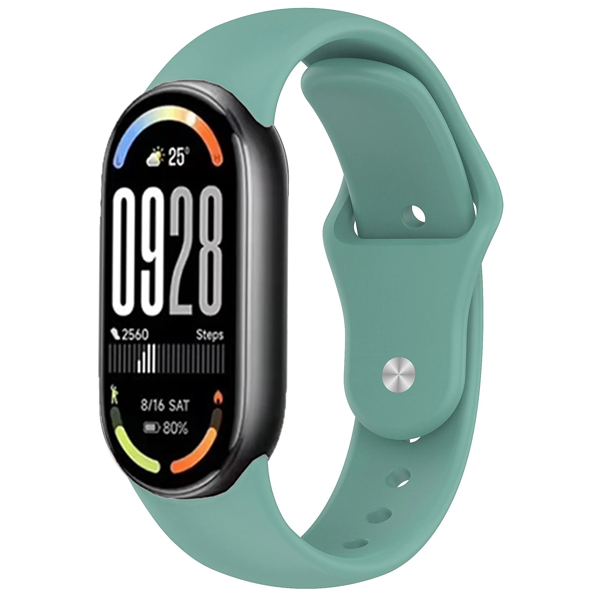 Soft Silicone Strap for Xiaomi Mi Band 10 9 8 NFC Smart Watch Sport Replaceable Bracelet Correa for Mi Band 10 Breathable Strap