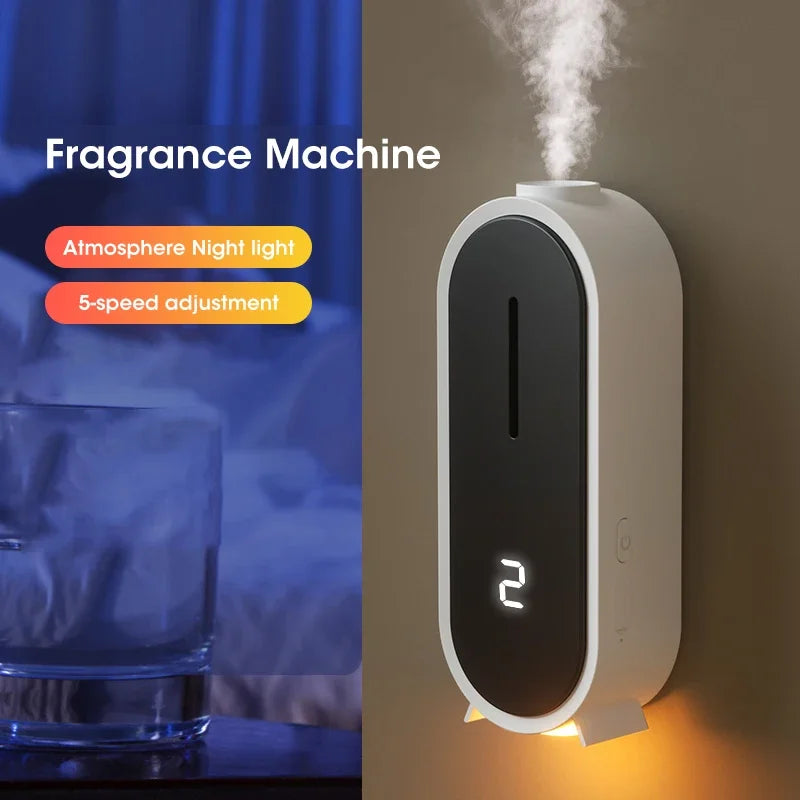Ultrasonic Essential Oil Diffuser, Portable Aromatherapy Machine with 50ml Water Tank, Humidifier for Home Bedroom Office