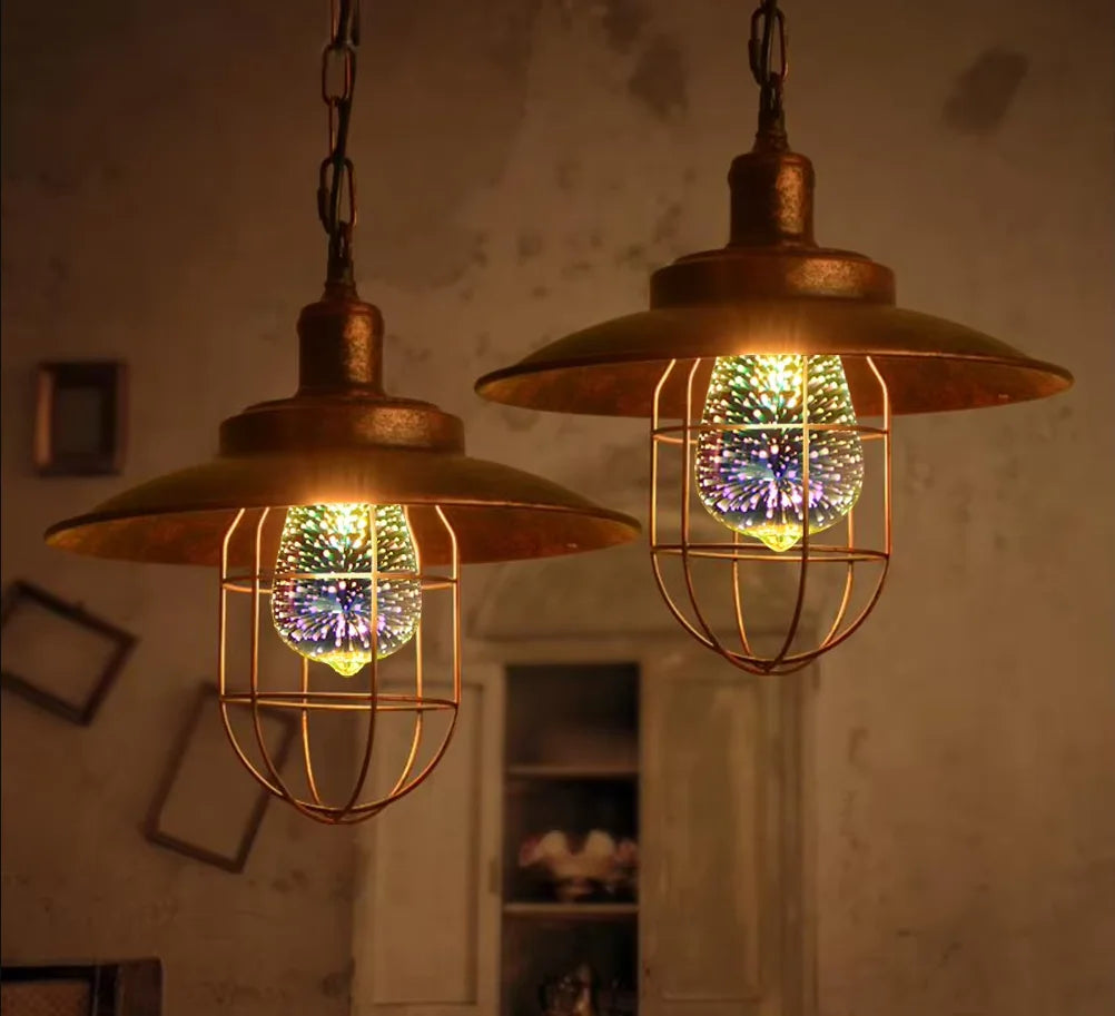 G125 G80 E27 Bulb Night Light Star Fireworks Effect table Lamp Decoration Bulb bedside Home Room Decor Light Luminaria 110V 220V