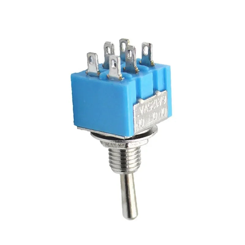 10PCS Toggle Switches Mini 3Pin 6Pin ON-ON/ON-OFF-ON ower Button Switch Car MTS-102 MTS-103 MTS-202 MTS-203