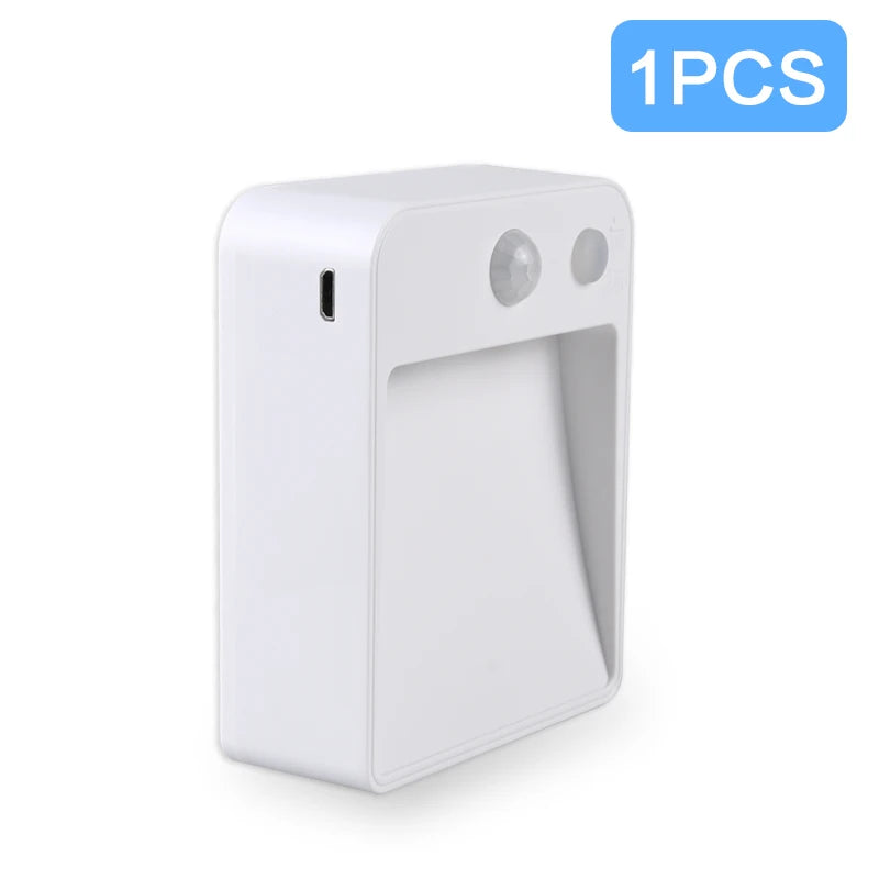 LED Night Light PIR Motion Sensor Night Lamp Wireless Detector AA Battery Powered Wall Lamp Auto On/Off Cabinet Stairs Lighting