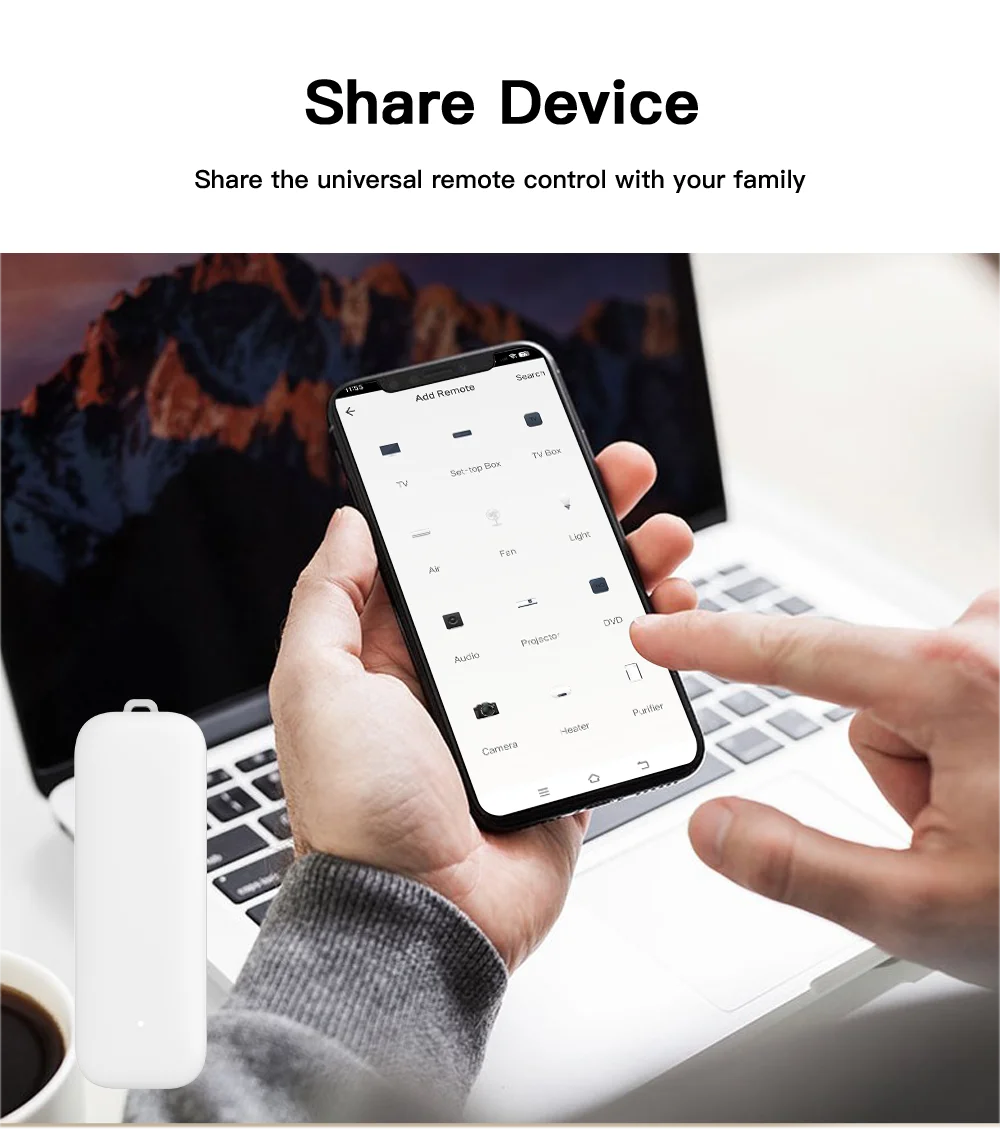 Tuya Zigbee IR Remote Control Smart Universal Infrared for Smart Home Control Works with Google Home Alexa Require Wired Gateway
