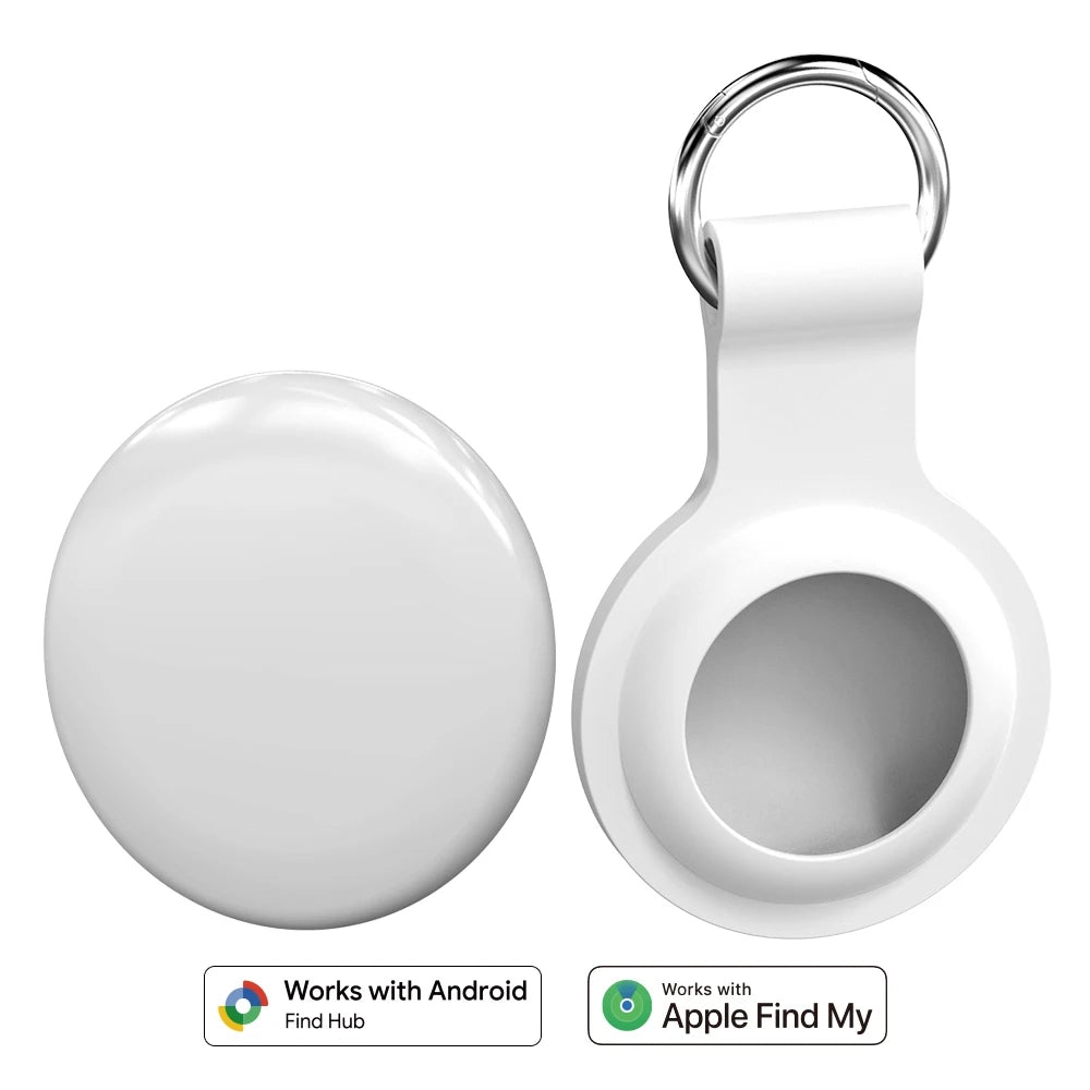 2-in-1 Dual Mode Anti-lost Tracker for Android & iOS Item Finder Waterproof Pet Dog GPS Tag for iPhone Devices with Google