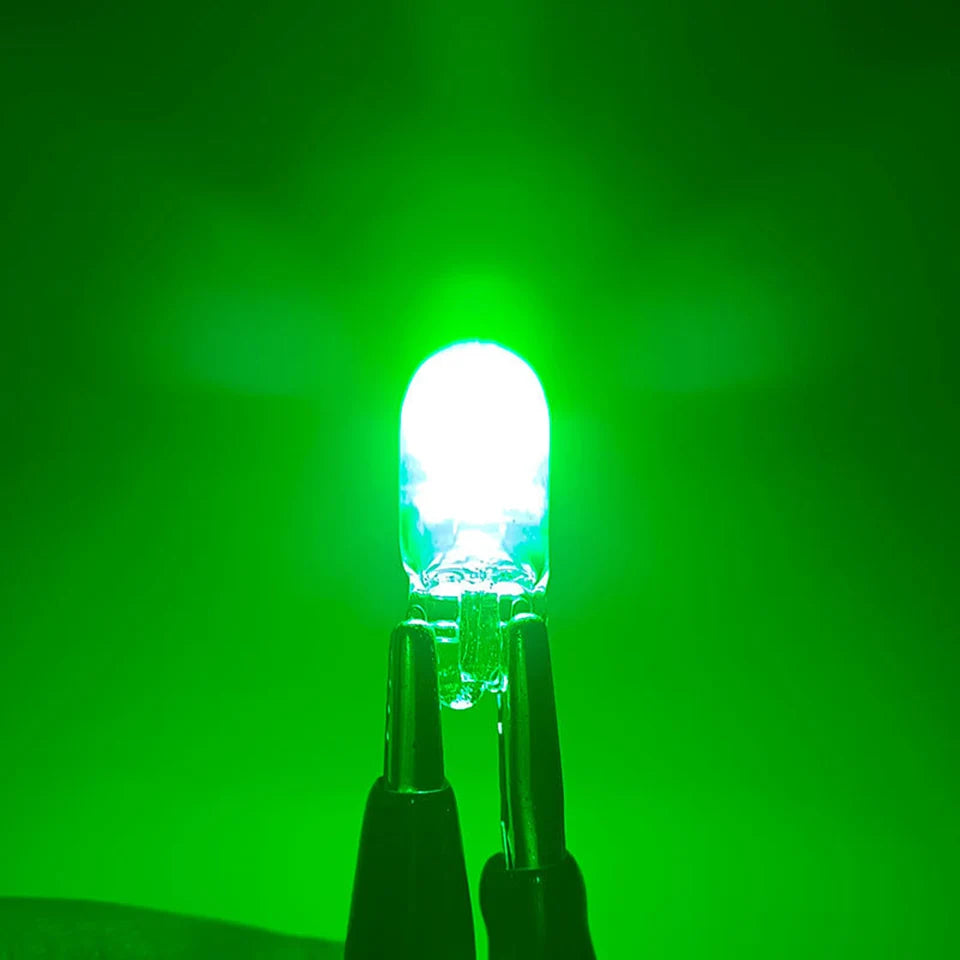 2x T10 LED W5W Car Light 2022 Newest Sapphire COB Glass Lamp Bulb Auto Accessories Drive-free Wedge Turn Door Reading 12V 6000K