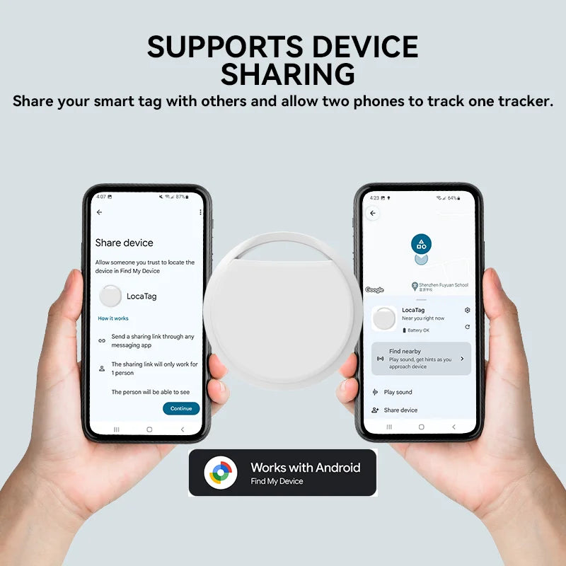 Navigation Tracker For Android Phones Work With Google Find Hub App Remote Locating Key Finder for Xiaomi Samsung Pixel GMS