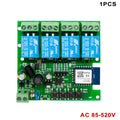Tuya Relay 4CH Smart Home Switch Module 5V 12V 32V 220V RF 433 Radio Remote Control Work With Alexa Google Home