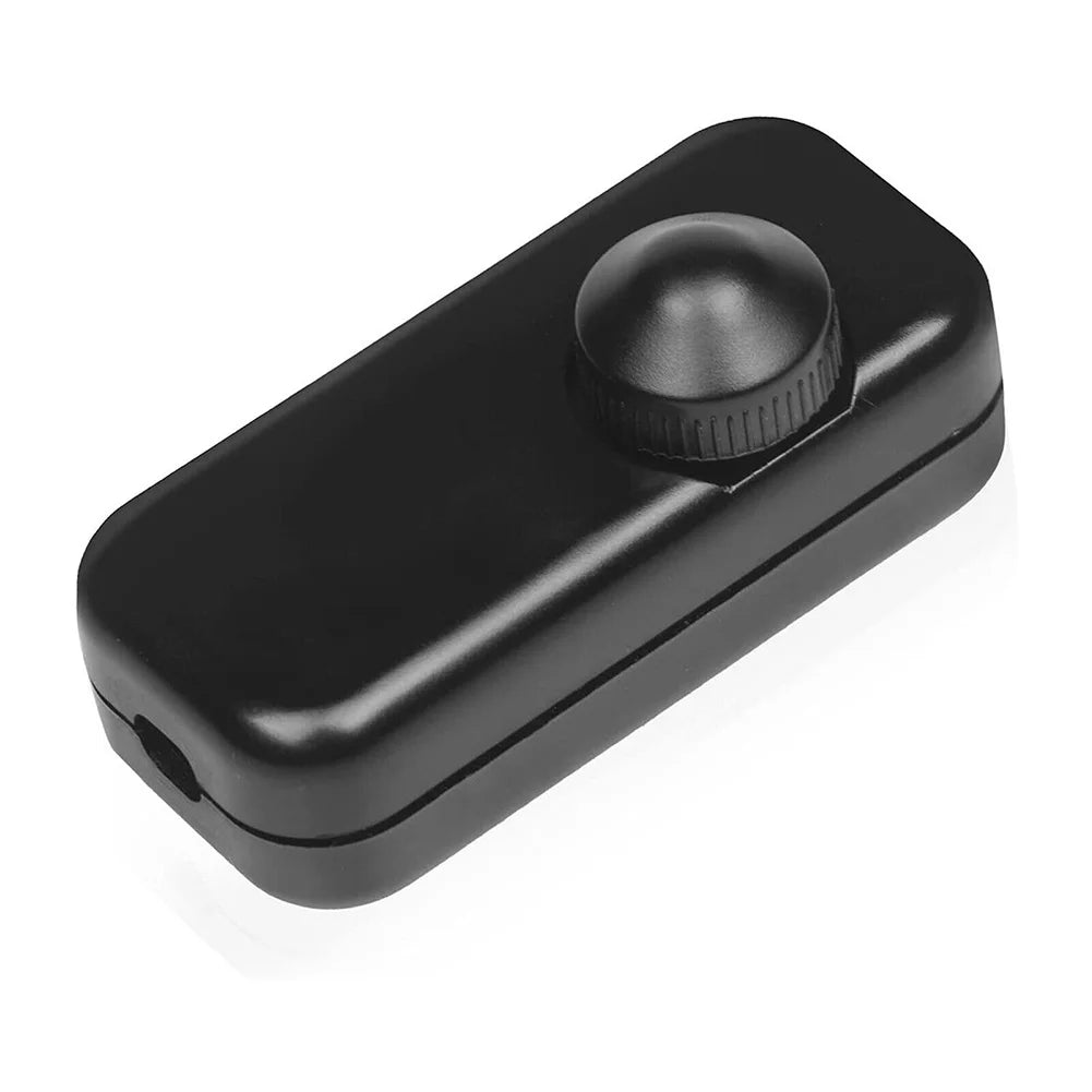 1PC LED Dimmer Switch Inline Built-In Rotary Knob 80*36*36mm 220-240V Control Dimmer 2-Color For Household Hardware Accessories