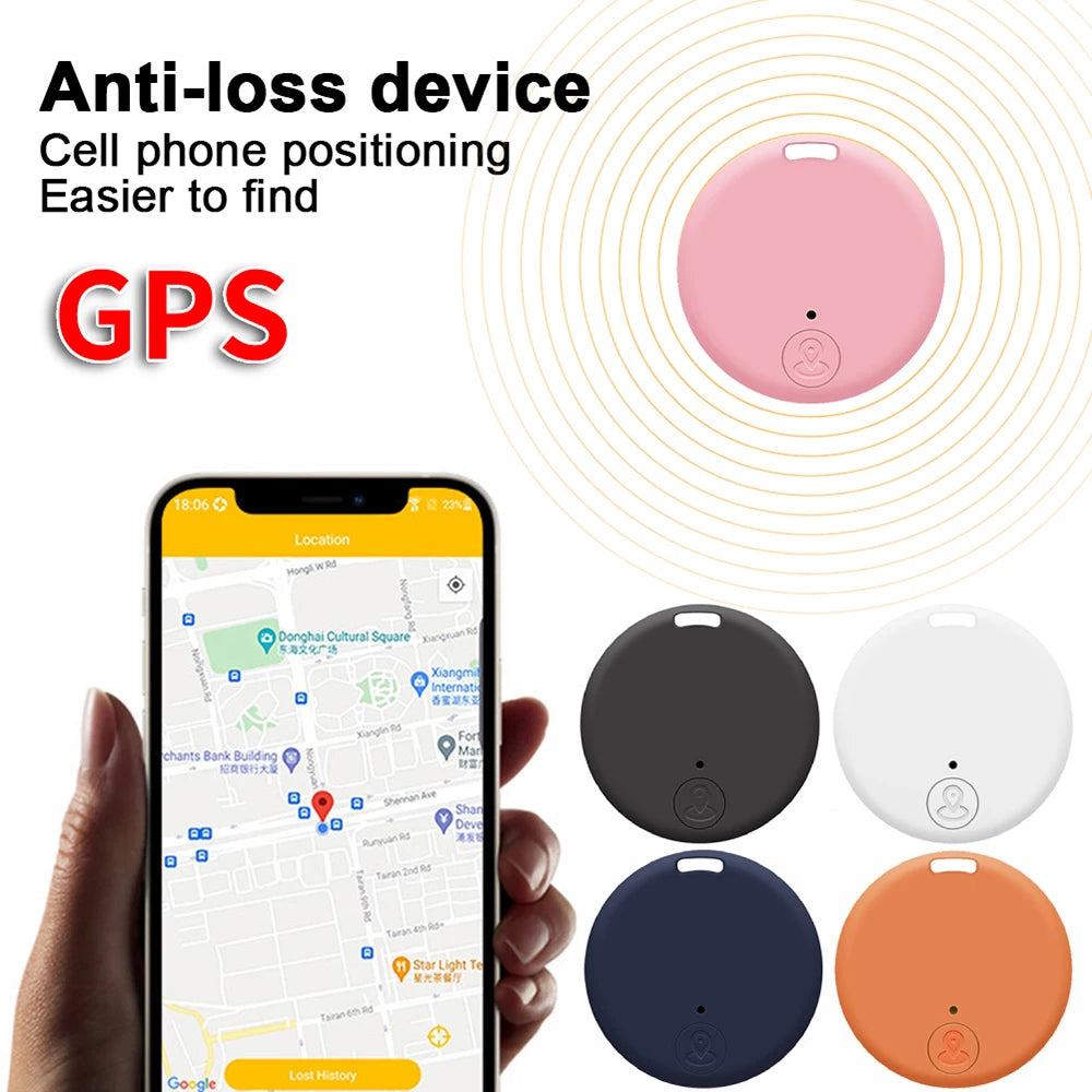 Mini Bluetooth Tracker Smart Anti-Lost Anti-Theft Reminder Portable Wireless Tracker Two-Way Alarm for Keys Wallet Pets Kids