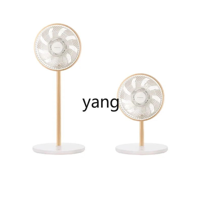 LH Smart Home Noiseless Standing Vertical Dual-Use 3D Turbine Floor Electric Fan