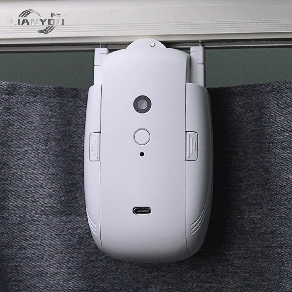 Smart curtain robot Works with Tuya WiFi /Bluetooth remote control Smart curtain controller App control  TU orbit Alexa Google