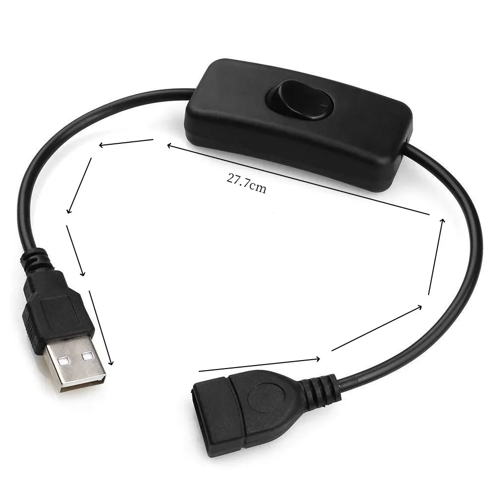 USB 5V 303 LED Switch USB cable switch cable ON OFF power device tool switch cable extension cable/extension switch Male Female