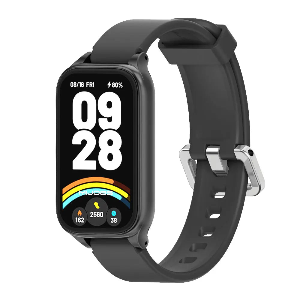 Strap for xiaomi Mi band 9 Active Bracelet Global Version Silicone Waterproof Wristband Mi Smart Band 9 Active Strap