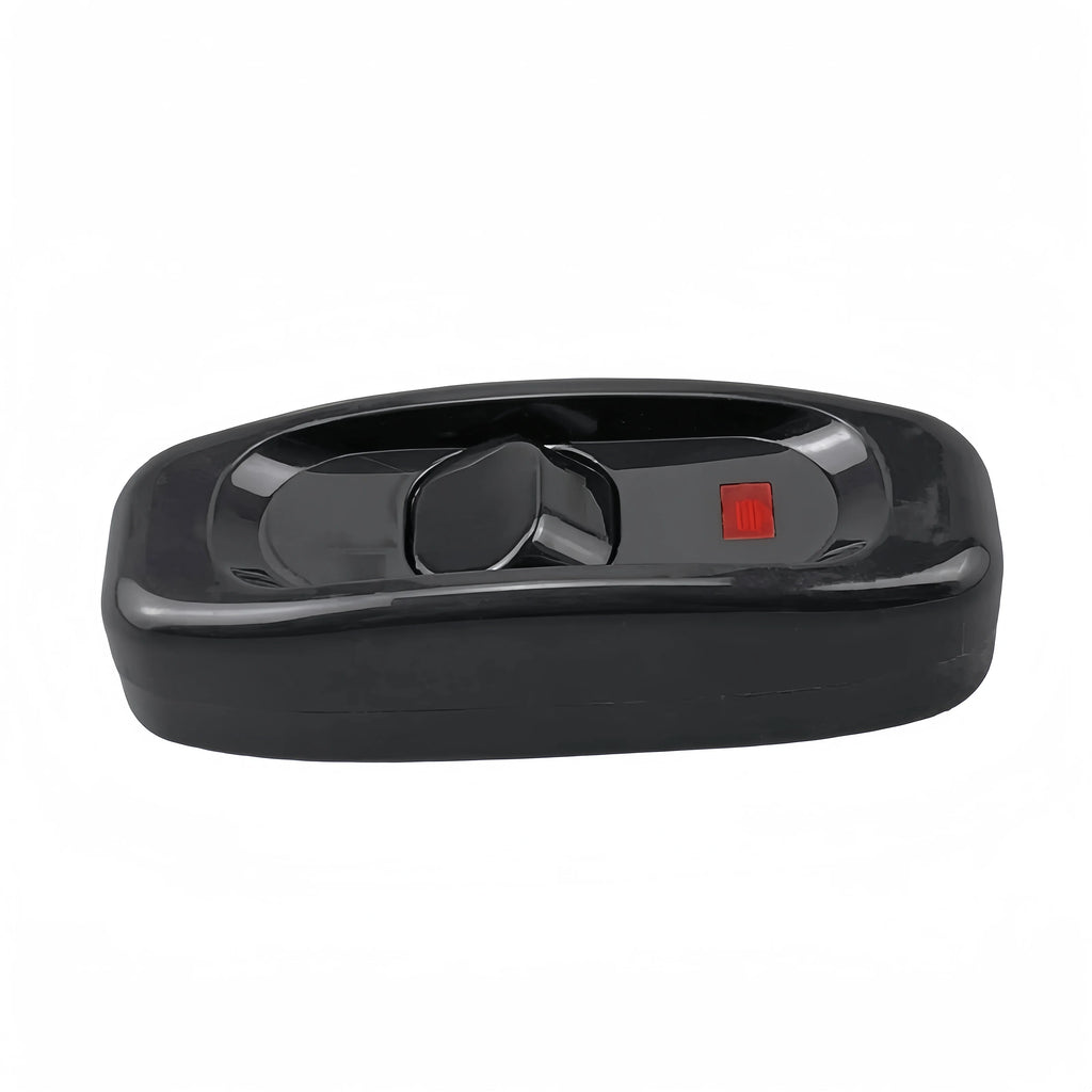 GW320 10A 250V In-Line On/Off Cord Switch rocker switch with Indicator light Bedside Switch with Light at the Middle for black