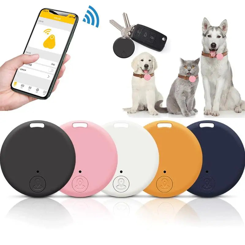 Mini Bluetooth Tracker Smart Anti-Lost Anti-Theft Reminder Portable Wireless Tracker Two-Way Alarm for Keys Wallet Pets Kids