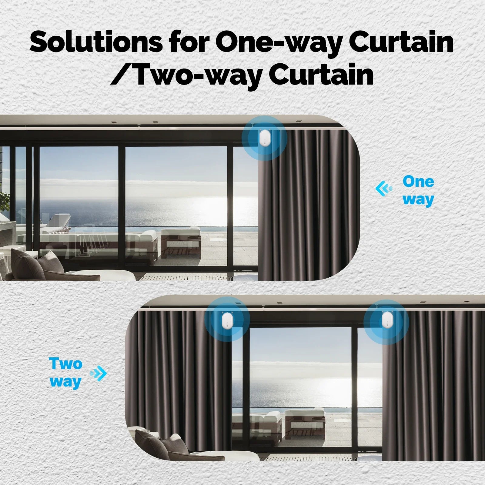 MOES Tuya ZigBee Smart Electric Curtain Robot Timing Auto Opener Closer Light Sensor App Remote Control Support Alexa GoogleHome