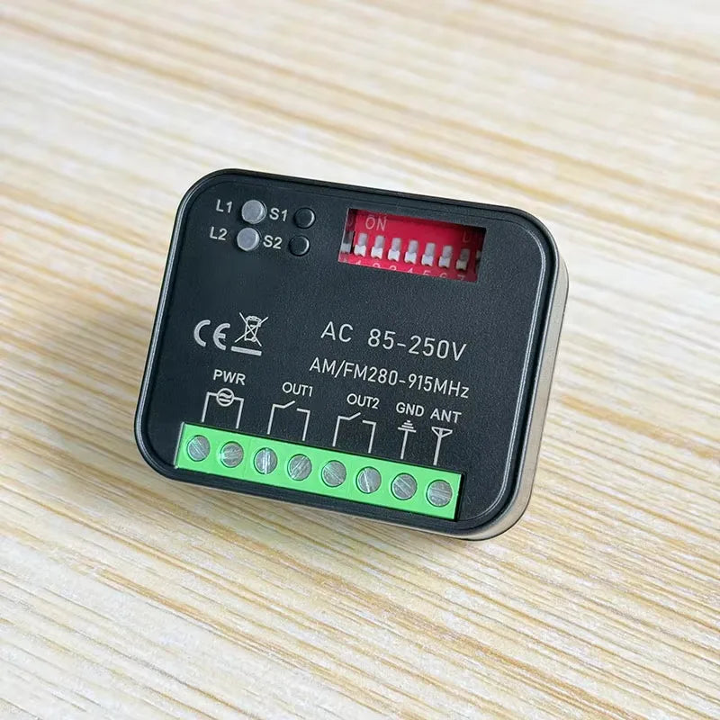 Work With Tuya WiFi Switch Universal RX-MULTI Garage Door Gate Remote Control Receiver Smart Controller 300-868MHz 9-30V 85-250V