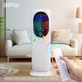 New Smart Fan Cooling Purpose Office Home Indoor Portable Bladeless Electric Fan Heater with Remote Controller