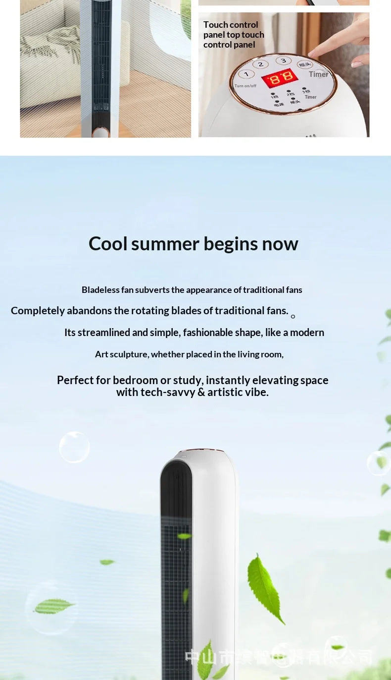 Tower Fan with Air Cooler and Smart Voice Function for Home Use Cooling Fan
