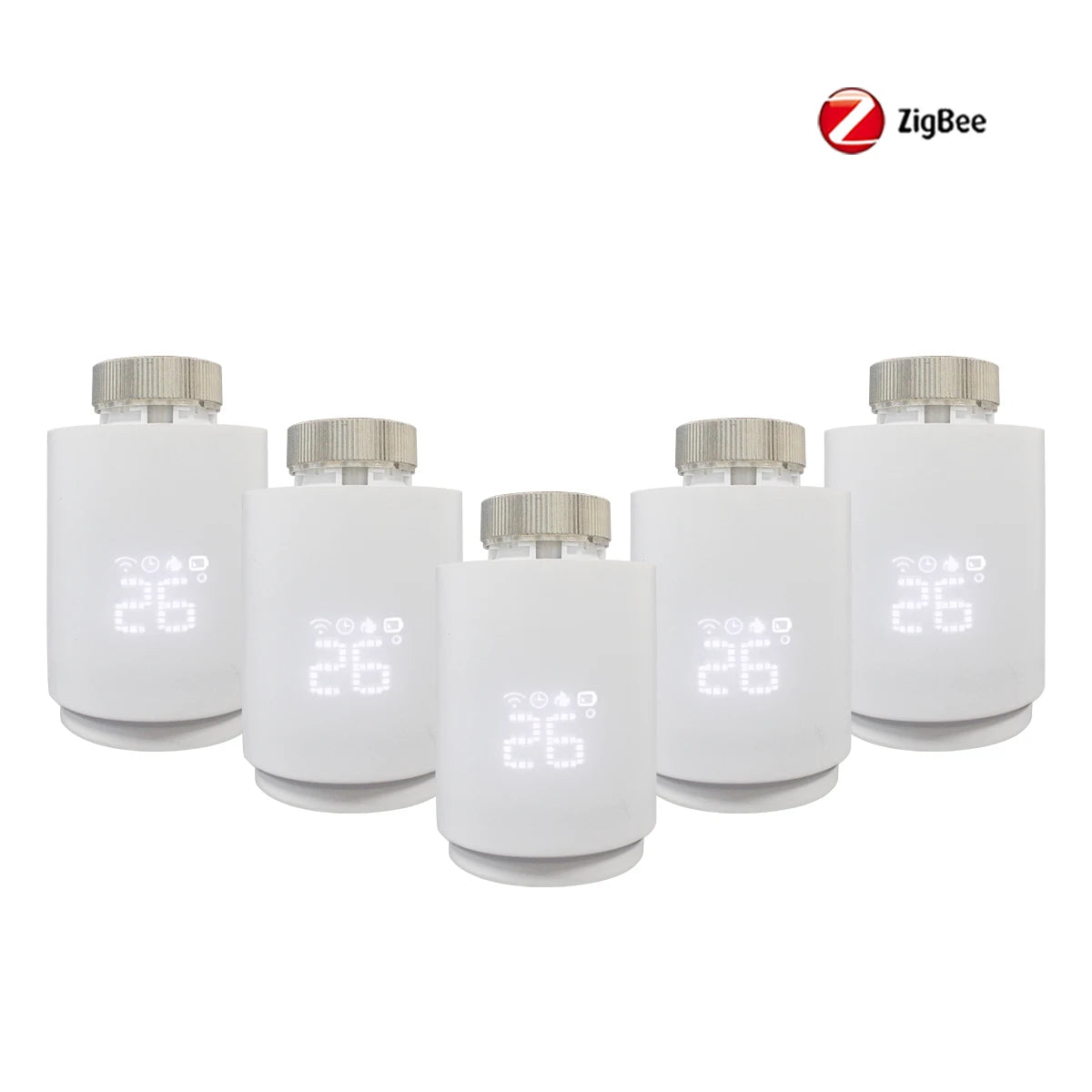 Tuya Smart Home Zigbee 3.0 Thermostatic Valve Radiator Zigbee Thermostat Radiator Zigbee Thermostatic Valve Alexa Google Home