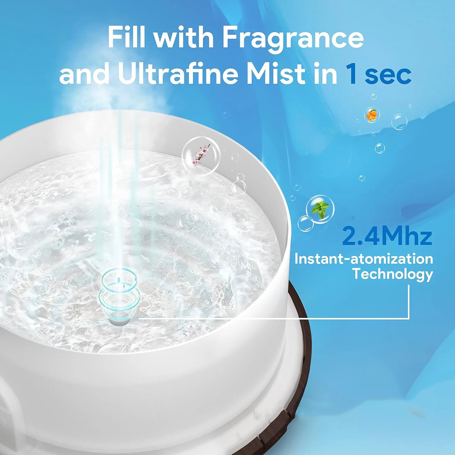 WiFi Smart 550ML Electric Aroma Diffuser Essential Oil Diffuser Air Humidifier Ultrasonic Remote Control Mist Maker Home