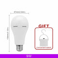 Emergency LED Light Bulb E27 7w 9w 12w 15w Rechargeable 1200mAh Battery 85-265V 110V 220V for Camping Tent Lamp Outdoor Lighting